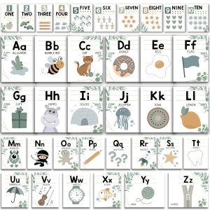 Alphabet Bulletin Board Set | Classroom Supplies | Educational Decor - Colorful