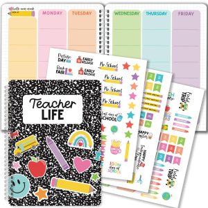 Notebook Undated Teacher Planner | 2025-2026 | Teaching Supplies - Teal